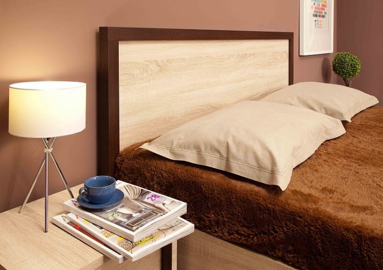 Кровать (900) BAUHAUS 5 Бодега светлый_2