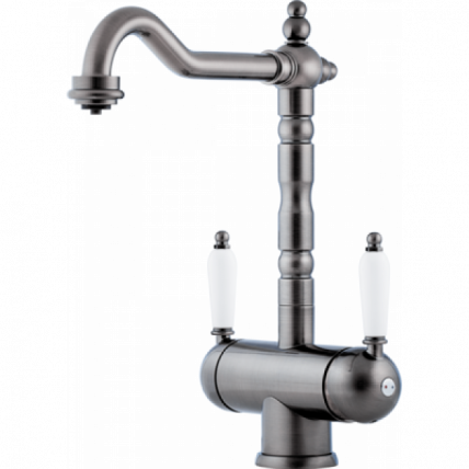 Смеситель Omoikiri Amagasaki-Si Латунь/Серебро_0