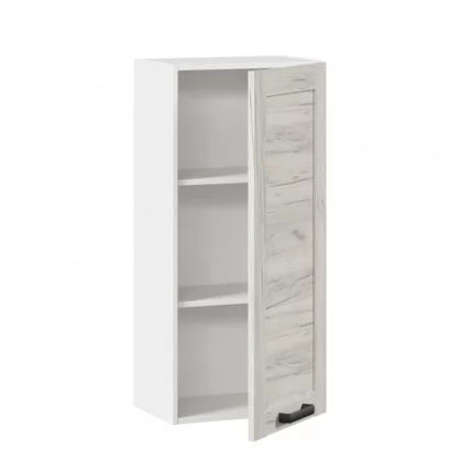 Шкаф кухонный 450 высокий Винченца ЛД 234.430.000.037 Белый Дуб Крафт белый_1