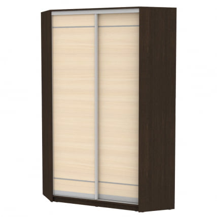 Шкаф-купе YA-230х1250-1(Венге-ДМ-D1D1)_0