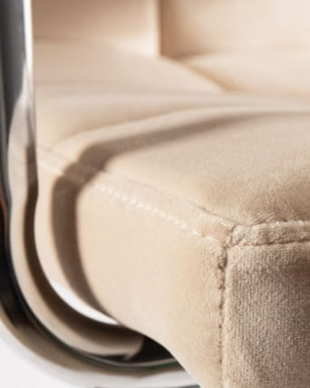 Стул барный DOBRIN KRUGER ARM (бежевый велюр (MJ9-10)) 2 шт_8