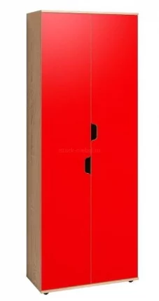 Шкаф для одежды и белья Автобус 4 Красный(молодежная)_0