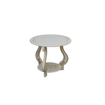 Стол журнальный Грация М Слоновая кость_0