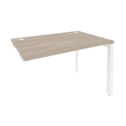 Стол-приставка на П-образном м/к к опорным элементам ONIX O.MP-SPR-2.8 Дуб Аттик/Белый_0