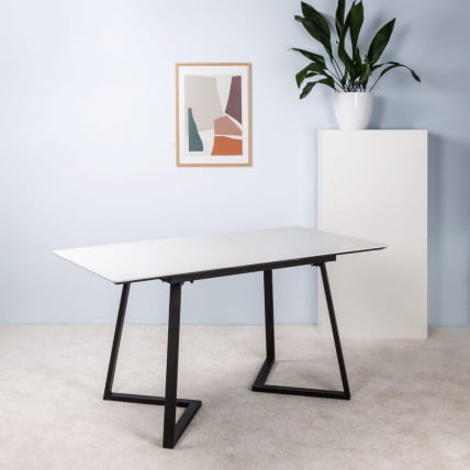 Стол Роналдо раздвиж. 120-160 Мрамор бьянко_8