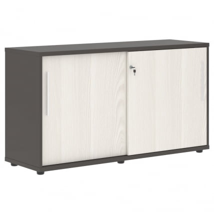 Шкаф с дверьми-купе EDIS ELC 1343 Ясень Траун Белый Мокко_0