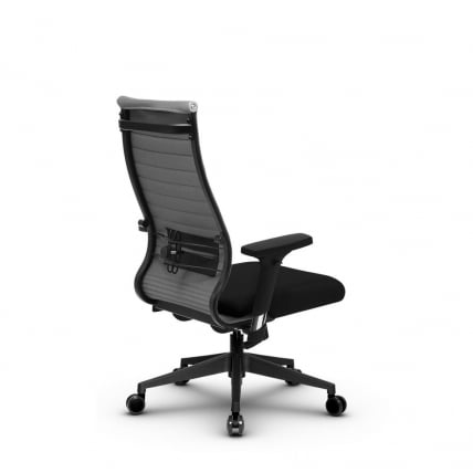 Кресло офисное МЕТТА B 2b 19/2D, Основание 17832 Комплект 4 Светло-серое Черное_2