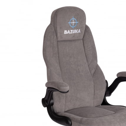 Кресло BAZUKA флок , серый, 29_10