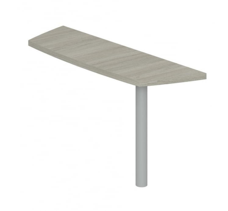 Приставка боковая большая на 1 опоре Wing WN.103.OL.OL Дуб светлый_0