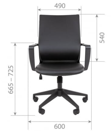 Кресло руководителя Chairman 545 БП экокожа Бежевый_3