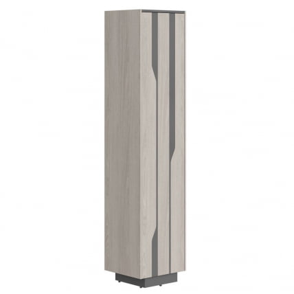 Шкаф высокий Line СФ-574203 Дуб серый Черный графит_0