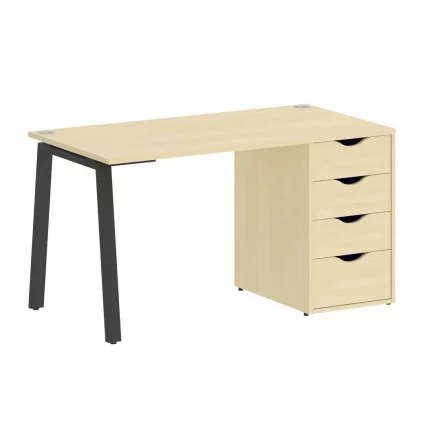 Стол письменный HOME OFFICE VR.SP-3-138.4.A Клен/Антрацит металл_0