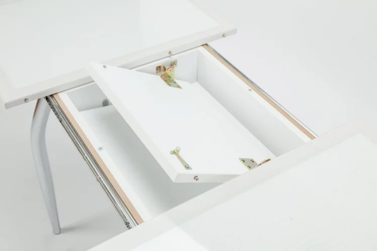 Стол обеденный Аспен КЗ(6195) белый,крокодил супер белый_3