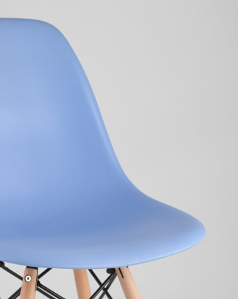 Стул Еамес ДСВ 4 шт. Голубой / Eames DSW_7