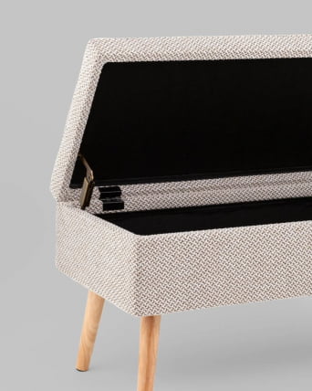 Банкетка Сторми с ящиком серый_2