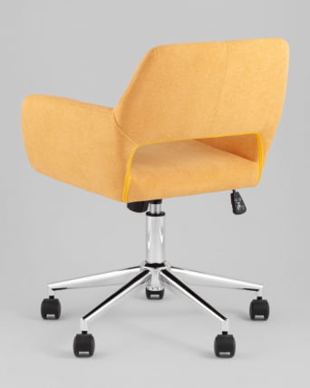 Стул офисный ROSS рогожка желтый_4