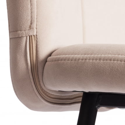 Полубарный стул Medeo/Медео велюр, бежевый, 7, 42х56х102 см_7