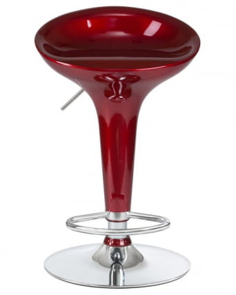 Стул барный DOBRIN BOMBA (бордовый металлик) 2 шт_6