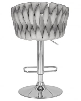 Стул барный DOBRIN MARCEL (серый велюр (MJ9-75)) 2 шт_5