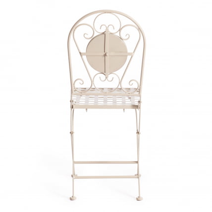Стул Secret de Maison VICENZA (mod. PL08-7451RV) металл, 36*35*91 см, белый/плитка калейдоскоп_3