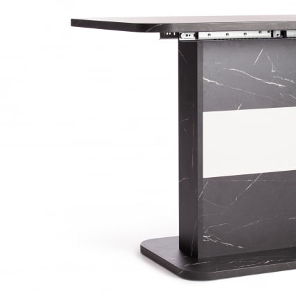 Стол обеденный SMART ЛДСП, 105-140х68,6х75 см, Мрамор Блэк Роял/Белый_11