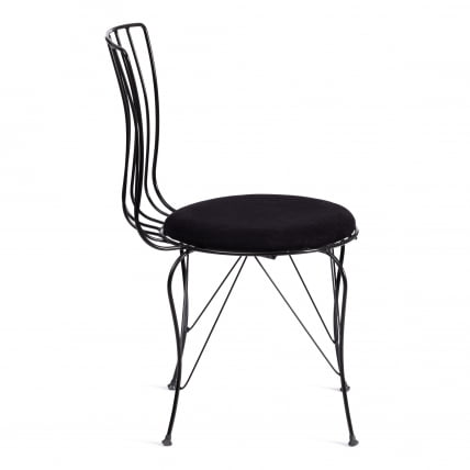 Стул LALITA (mod. 172) металл/ткань, 44 х 51.5 х 85 см, Black (черный)_1