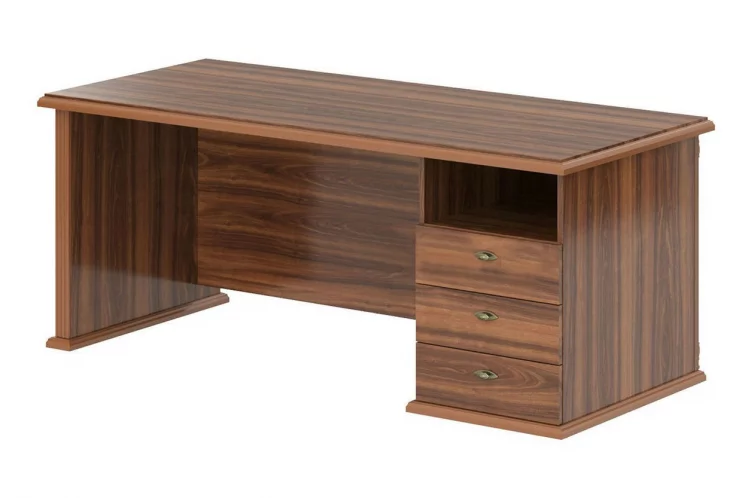 Стол для руководителя RDT 188(R) Орех Даллас_0