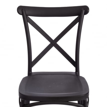 Стул CROSS (mod. PL24) / 1 шт. в упаковке пластик, 48 х 58 х 89 см, Black (черный) 05_2