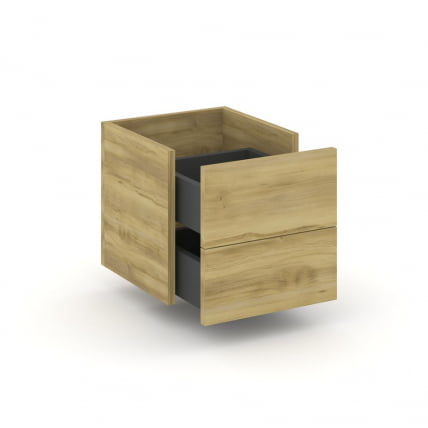 Вставка в надставку - два ящика+ЗС CONCEPT CN.NP-002 Дуб Винченцо Антрацит_0