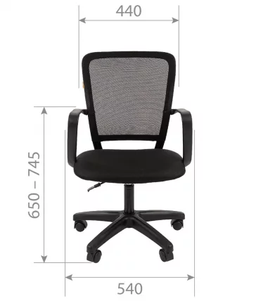 Кресло для оператора Chairman 698LT Серое_3