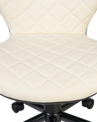 Офисное кресло для персонала DOBRIN RORY (кремово-коричневый) 2 шт_9