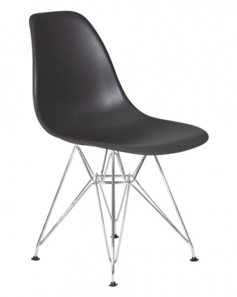 Стул обеденный ДОБРИН ДСР (ножки хром, цвет тёмно-серый (ГР-04)) 4 шт / DOBRIN DSR (GR-04))_2