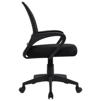 Кресло CРОМЕКС (КРОМЕКС) Топ CХ-695 сетка/ткань ТВ черное / CROMEX Top CH-695 TW_1