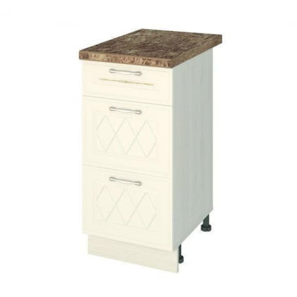 Стол кухонный (3 ящика с системой плавного закрывания) Тиффани 19.90_0