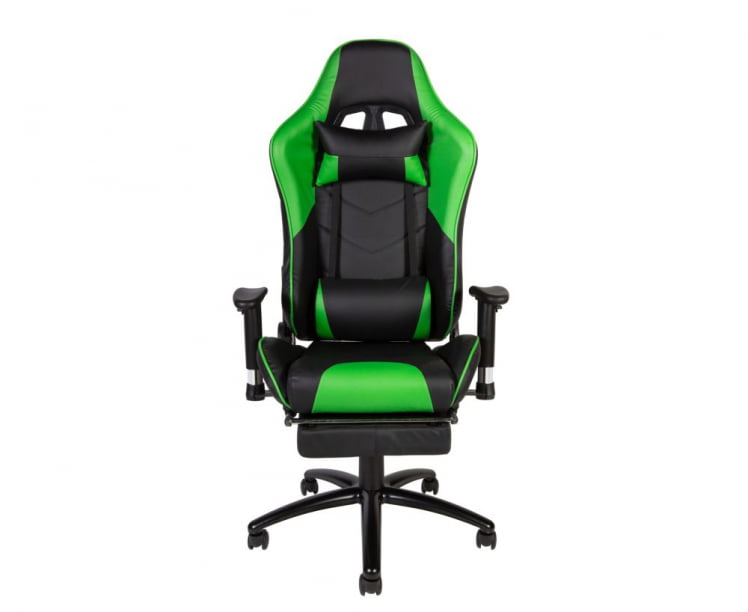 Игровое кресло Lotus GTS RF-8066E Черный/Зеленый_1