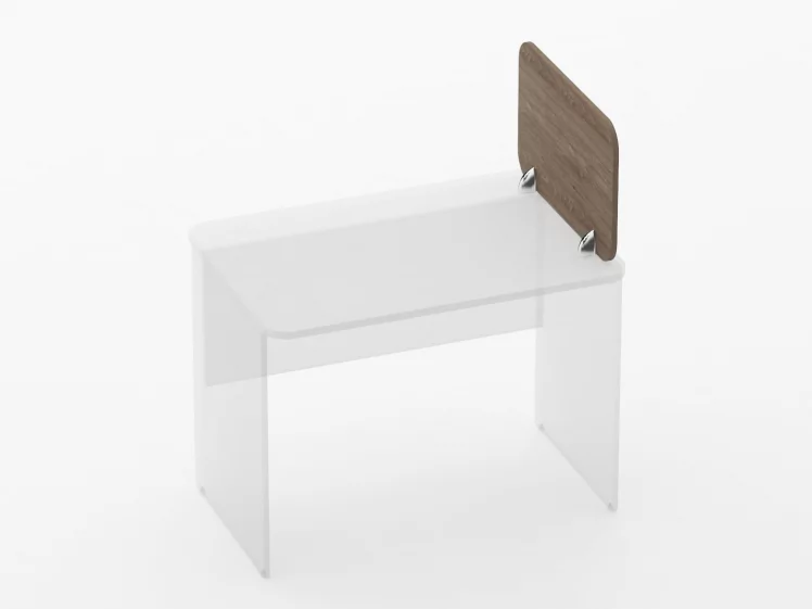 Экран разделительный прямой Glassy 5.14.06 Дуб Верцаска_0