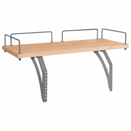 Полка задняя к столам Polka_z 1/600 (Polka_z 7/600) Клен Серый_0