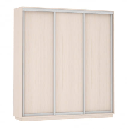 Шкаф-купе трехдверный Экспресс Трио Элемент 2100х2200h Дуб молочный_0