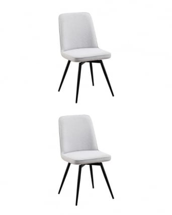 Стул Flatt вращающийся серый 2 шт._0