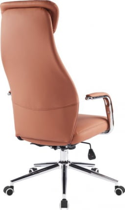 Кресло руководителя Everprof Bell Экокожа Коричневый_3