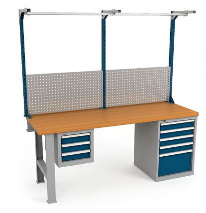 Верстак ВС-200-06 Бук + Экран ВС-200-Э3_0