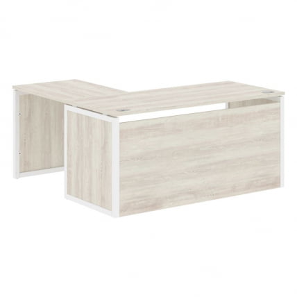 Стол письменный угловой правый XTEN-QP XQPCT 1615H R Сосна Эдмонт Белый_0