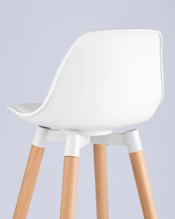 Полубарный стул Мартин экокожа Белый_4