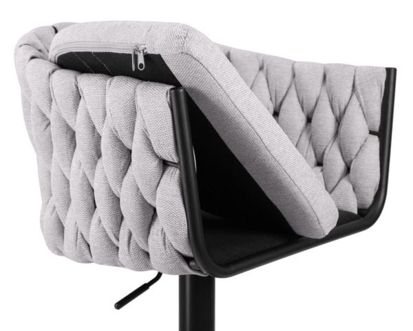 Стул барный DOBRIN LEON (серая ткань (LAR 275-17)) 2 шт_9