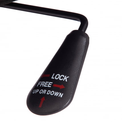 Кресло DRIVER (22) флок/ткань, черный/серый, 35/TW-12_15