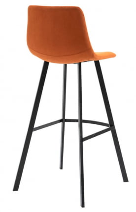Барный стул Everprof Signal Ткань Оранжевый_3