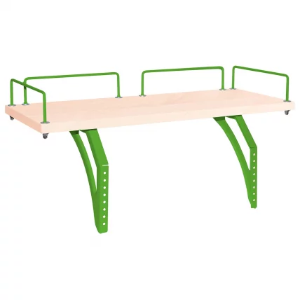 Полка задняя к столу Polka_z 1/750 (Polka_z 7/750) Клен Зеленый_0