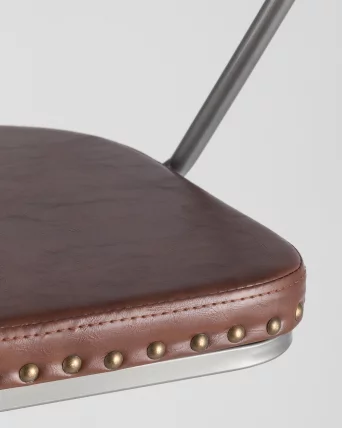 Стул барный TOLIX ARMS SOFT Серебристый_5