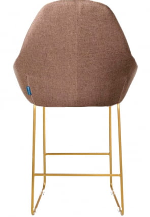 Стул барный Кент (Б) Браун/Линк Золото / Kent_2