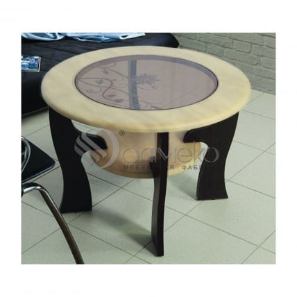 Стол журнальный Маджеста - 6 Венге/Белый дым_0